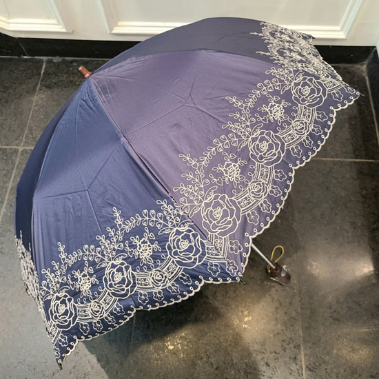 [애슬릿] 장미 정원 레이스 여성 햇빛 차단 양산