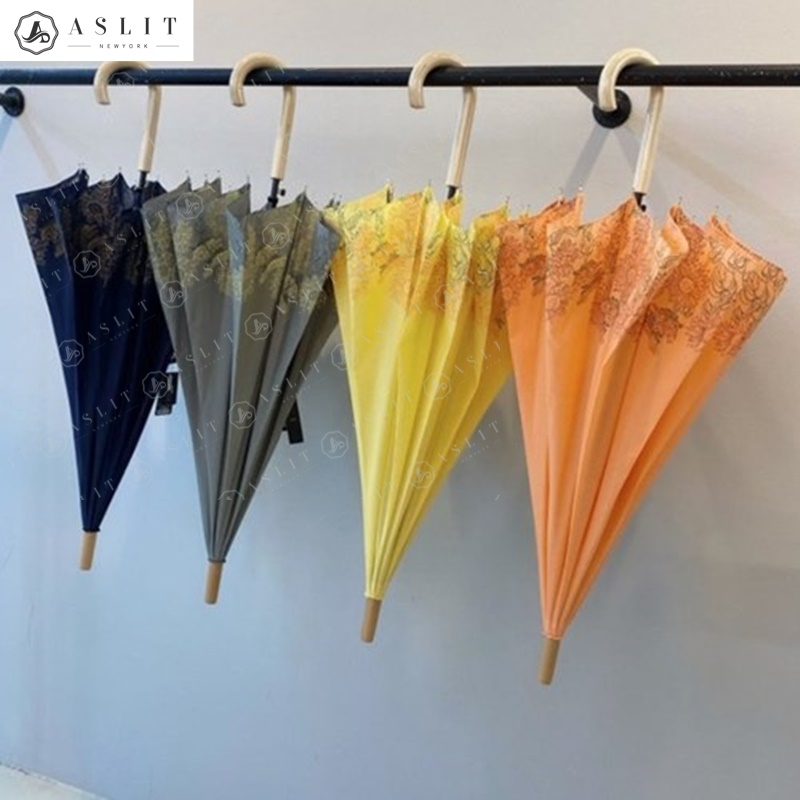 [애슬릿] 꽃 무늬 해바라기 프린팅 자동 장 우산 양산