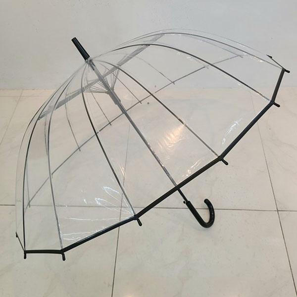 [애슬릿] 튼튼한 투명 살수대 16 방풍 자동 장우산