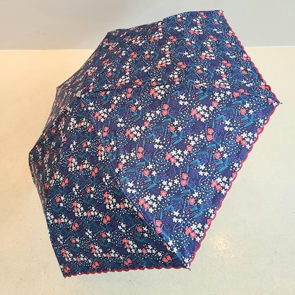 [애슬릿] UV 차단 허브 접는 소형 3단 양산 우산