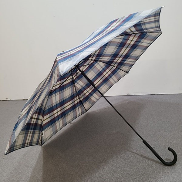 [애슬릿] 체크 패턴 여자 남자 자동 장우산 단우산