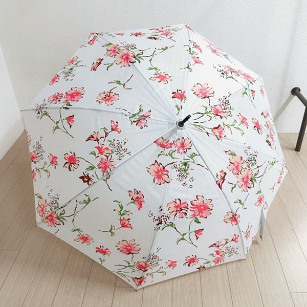 [애슬릿] 플라워 튼튼한 장마 큰 자동 장우산 단우산