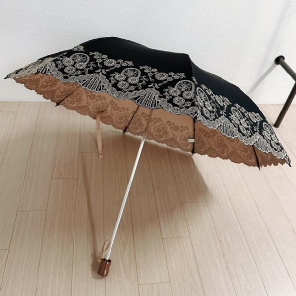 [애슬릿] 자수 꽃 우산 양산 수동 우양산