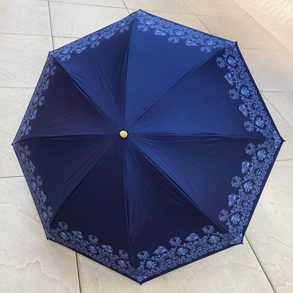 [애슬릿] 장미 자수 코팅 자외선 차단 가벼운 양산 우산