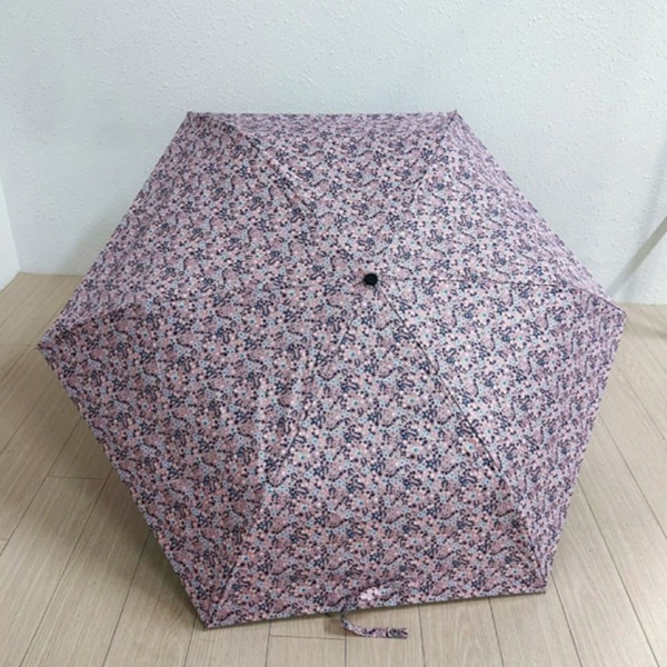 [애슬릿] 꽃 무늬 수동 우산 양산 접이식 우양산