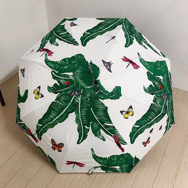 [애슬릿] 네츄럴 암막 접이식 3단 자동 양산 우산