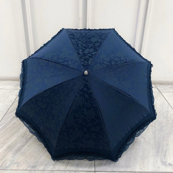 [애슬릿] 더블 레이스 수동 양산 암막 우산 우양산
