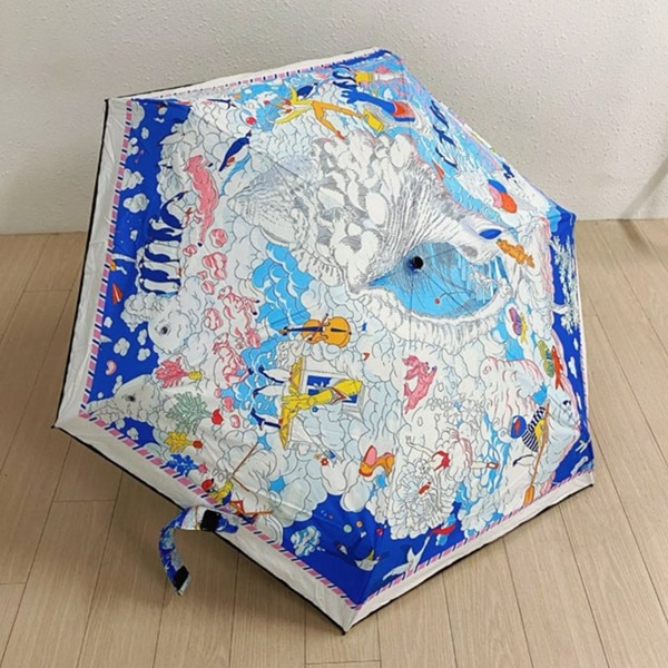 [애슬릿] 5단 양산 암막 우산 우양산