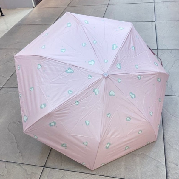 [애슬릿] 하트 슬림 암막 우산 양산 수동 우양산