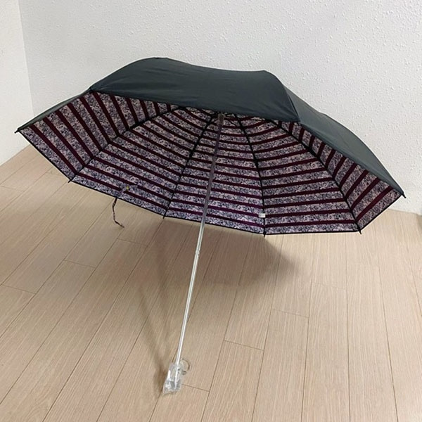 [애슬릿] 꽃 단가라 여성 자외선 차단 코팅 양산 우산