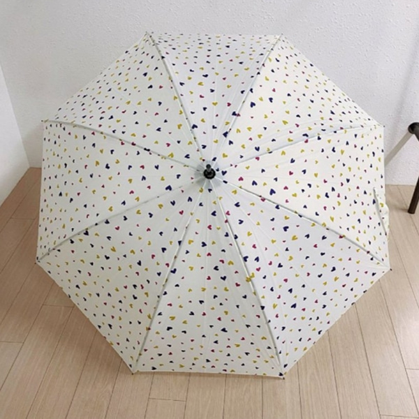 [애슬릿] 햇빛 차단 우산 양산 하트 자동 곡자 우양산