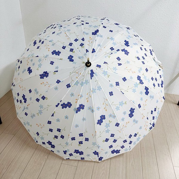 [애슬릿] 플라워 16k 장마 태풍 튼튼한 장우산 양우산