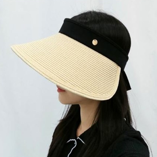 [애슬릿] 돌돌이 자외선 차단 와이드 썬캡 모자